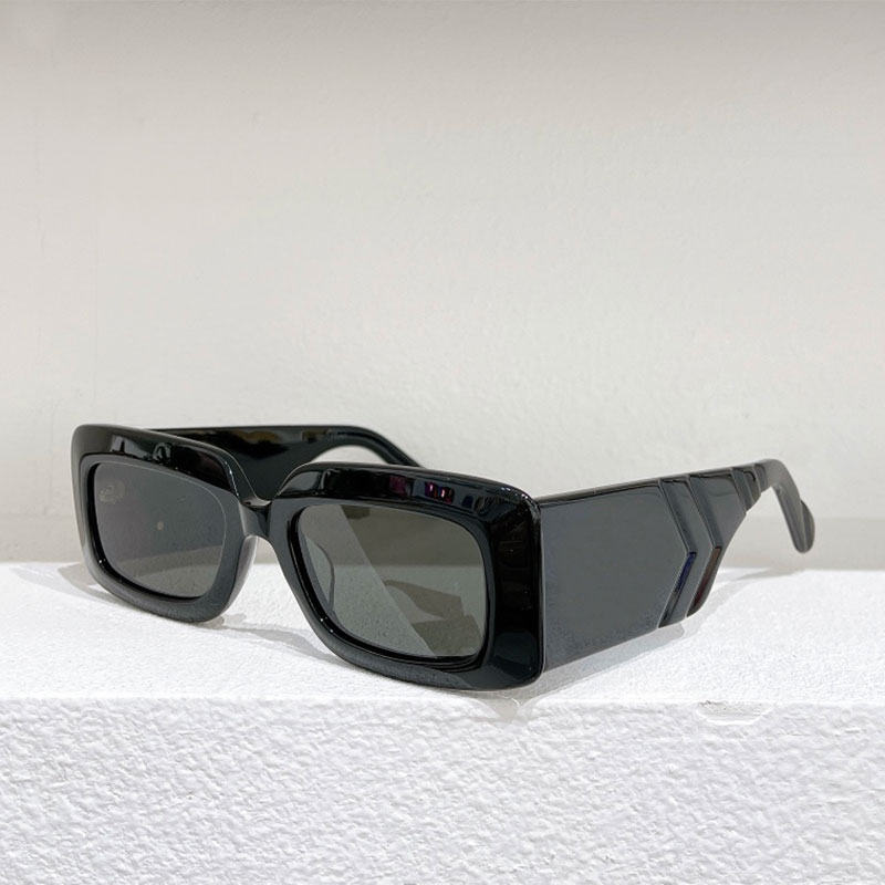 패션 여성 광장 아세테이트 프레임 선글라스 클래식 빈티지 GG0811S 브랜드 디자이너 럭셔리 UV 400 편광 안경